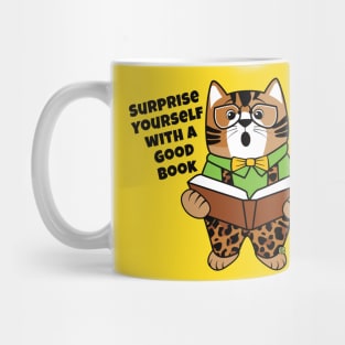 Surprise Yourself with a Good Book Mug